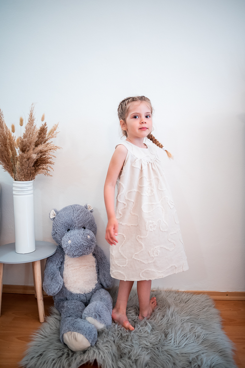 detske ľanové šaty