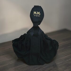 Nepremokavý hrubší Mimi bočný nosič čierny